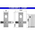 Accessory Kit, disc brake pad ATE - 13.0460-0267.2