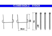 Accessory Kit, disc brake pad
