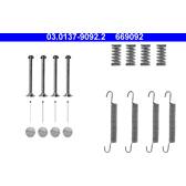 Accessory Kit, parking brake shoes ATE - 03.0137-9092.2
