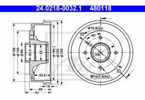 Brake drums (2-wheel set)