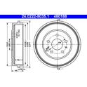 Brake drums (2-wheel set) ATE - 24.0222-8035.1