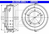 Brake drums (2-wheel set)