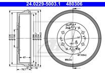 Brake Drum (per unit)