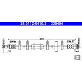 Brake Hose ATE - 24.5112-0410.3