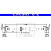 Brake Hose ATE - 83.7849-0554.3