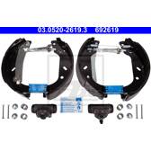 Brake Kit, drum brake ATE - 03.0520-2619.3