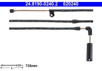 Brake pad wear sensor