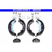 Brake Set- drum brakes ATE - 03.0420-0320.3
