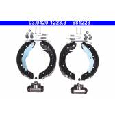 Brake Set- drum brakes ATE - 03.0420-1223.3