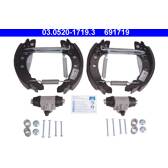 Brake Set- drum brakes ATE - 03.0520-1719.3