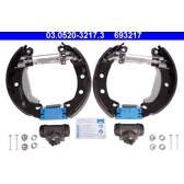 Brake Set- drum brakes ATE - 03.0520-3217.3