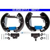 Brake Set- drum brakes ATE - 03.0520-3717.3