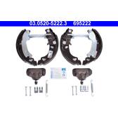 Brake Set- drum brakes ATE - 03.0520-5222.3