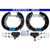 Brake Set- drum brakes ATE - 03.0520-5322.3