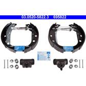 Brake Set- drum brakes ATE - 03.0520-5822.3
