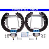 Brake Set- drum brakes ATE - 03.0520-6120.3