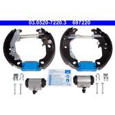 Brake Set- drum brakes ATE - 03.0520-7220.3
