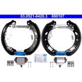 Brake Set- drum brakes ATE - 03.0521-0420.3