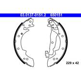 Brake Shoe Set ATE - 03.0137-0151.2