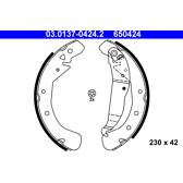 Brake Shoe Set ATE - 03.0137-0424.2