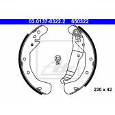 Bremsbackensatz ATE - 03.0137-0322.2