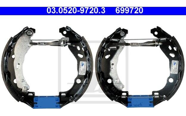 ATE 03.0137-0454.2 Bremsbackensatz für RENAULT