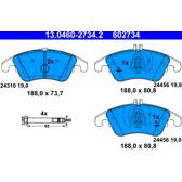 Bremsbeläge vorne ATE - 13.0460-2734.2