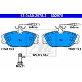 Bremsbeläge vorne ATE - 13.0460-2978.2