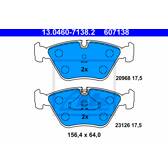 Bremsbeläge vorne ATE - 13.0460-7138.2