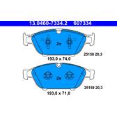 Bremsbeläge vorne ATE - 13.0460-7334.2