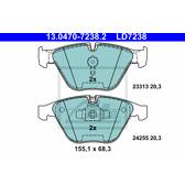 Bremsbeläge vorne ATE - 13.0470-7238.2