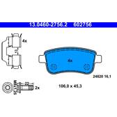 Bremsbelagsatz hinten ATE - 13.0460-2756.2