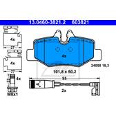 Bremsbelagsatz hinten ATE - 13.0460-3821.2