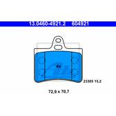 Bremsbelagsatz hinten ATE - 13.0460-4921.2