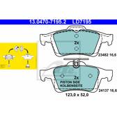 Bremsbelagsatz hinten ATE - 13.0470-7195.2