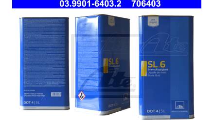 Bremsflüssigkeit DOT 4 ESP - 5 Liter ATE 03.9901-6403.2