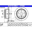 Bremssatz (2 Bremsscheiben) ATE - 24.0110-0282.1