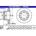 Bremsscheibe (pro Einheit) ATE - 24.0128-0324.1