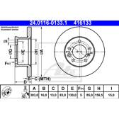 Bremsscheibe (pro Einheit) ATE - 24.0116-0133.1