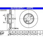 Bremssatz (2 Bremsscheiben) ATE - 24.0122-0270.1