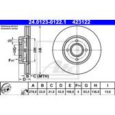 Bremssatz (2 Bremsscheiben) ATE - 24.0123-0122.1