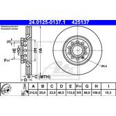 Bremssatz (2 Bremsscheiben) ATE - 24.0125-0137.1