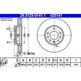Bremssatz (2 Bremsscheiben) ATE - 24.0125-0141.1