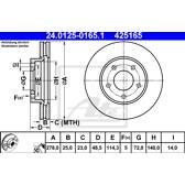 Bremssatz (2 Bremsscheiben) ATE - 24.0125-0165.1
