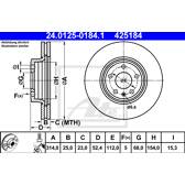Bremsscheibe (pro Einheit) ATE - 24.0125-0184.1