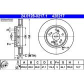 Bremsscheibe (pro Einheit) ATE - 24.0128-0217.1
