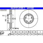 Bremsscheibe vorne ATE - 24.0131-0100.1
