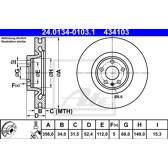 Bremsscheibe (pro Einheit) ATE - 24.0134-0103.1