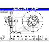 Bremsscheibe (pro Einheit) ATE - 24.0134-0107.1