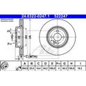 Bremssatz (2 Bremsscheiben) ATE - 24.0322-0247.1